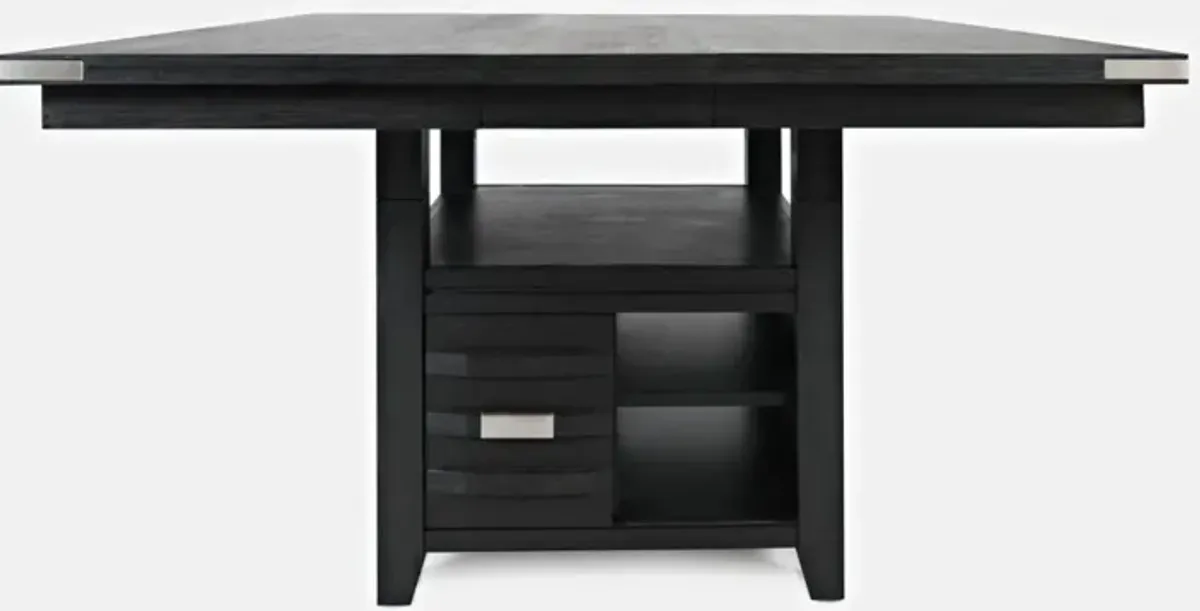 Jofran Altamonte High/Low Sq. Counter-Height Table Dark Charcoal