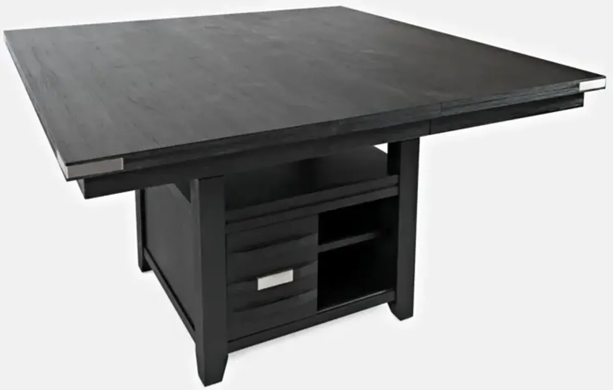 Jofran Altamonte High/Low Sq. Counter-Height Table Dark Charcoal