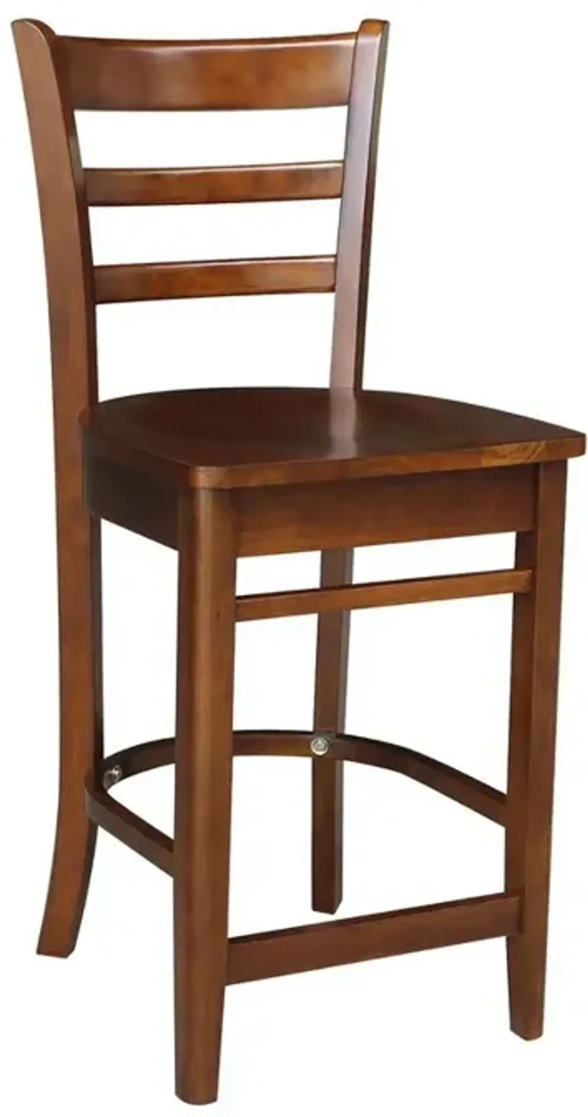 John Thomas Dining Essentials Emily Wood Stool in Espresso