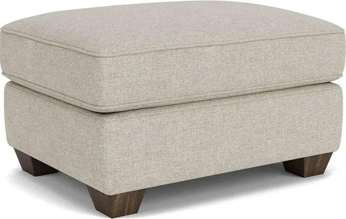 Flexsteel Carson Silver Driftwood Ottoman