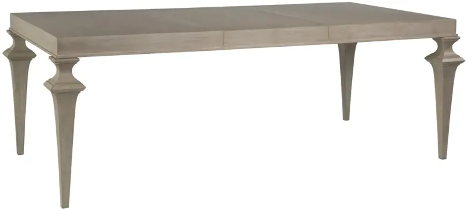 Artistica Home by Lexington Cohesion Program Brussels 63 Inch Modern Wood Dining Table White Washed