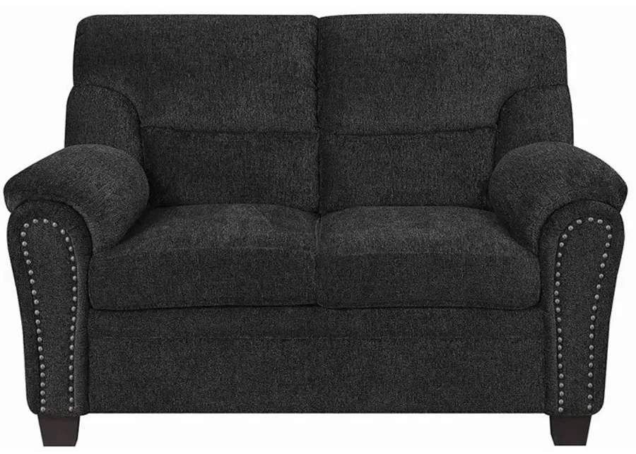 CLEMENTINE LOVESEAT GRAPHITE BROWN