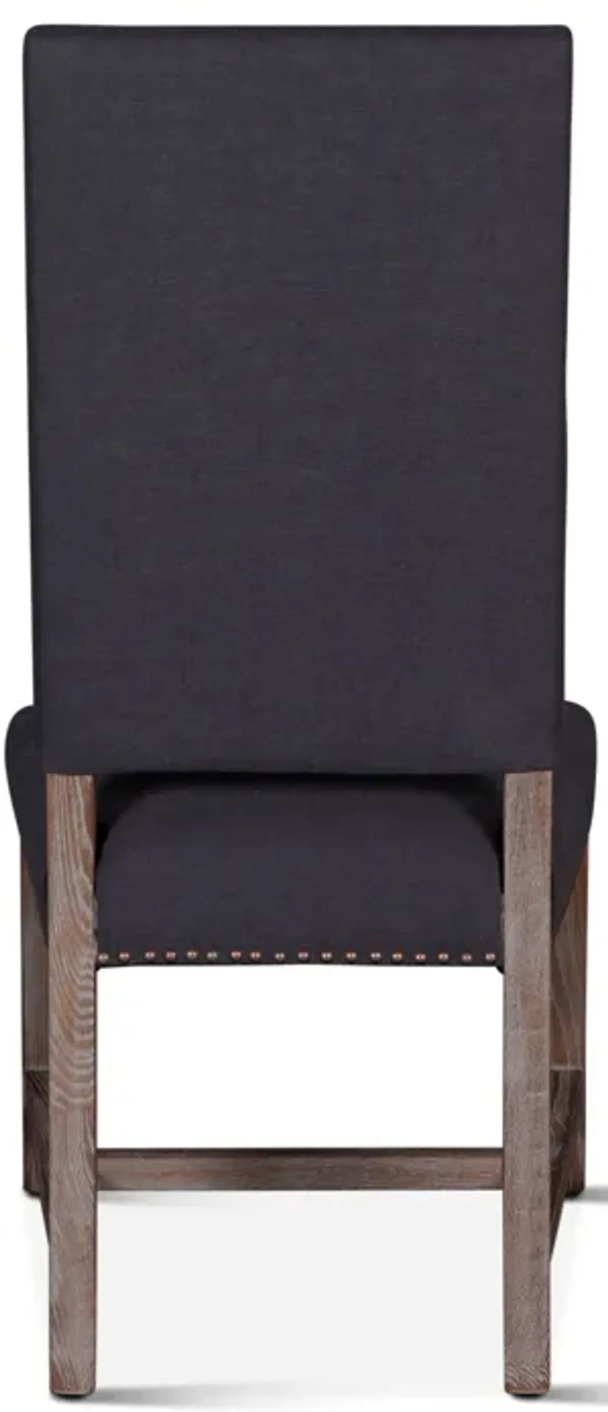 Home Trends Design Upholstered Seating High Back Formal Dining Chair in Charcoal