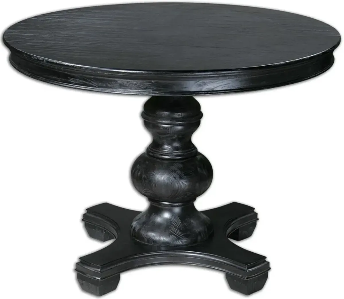 Uttermost Brynmore Satin Black Dining Table