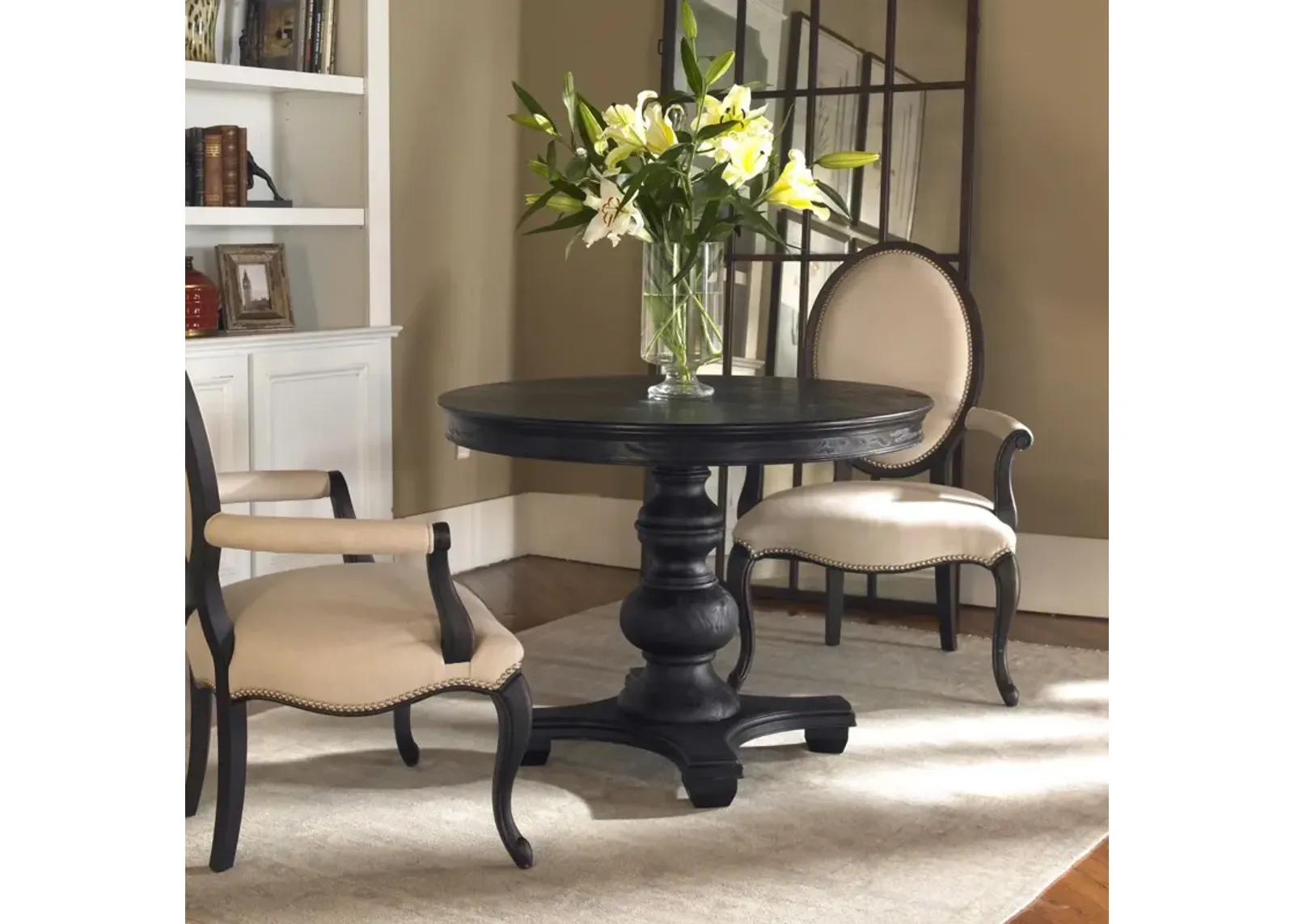 Uttermost Brynmore Satin Black Dining Table