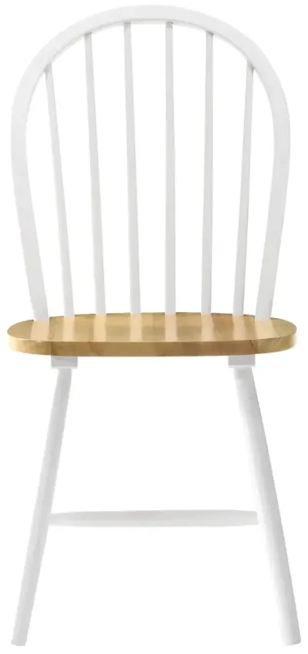 Coaster Cinder Wood Dining Side Chair White