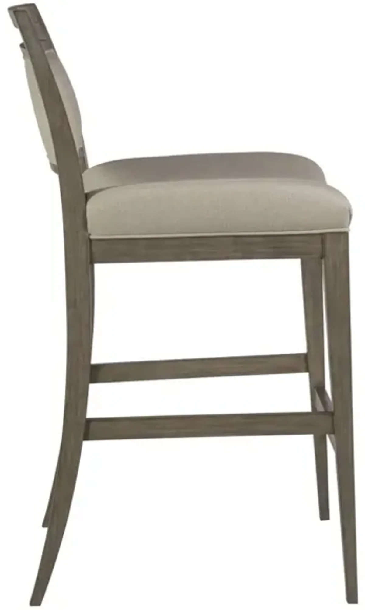 Artistica Home by Lexington Cohesion Program Nico 30.5 Inch Upholstered Wood Bar Stool Light Brown/Beige