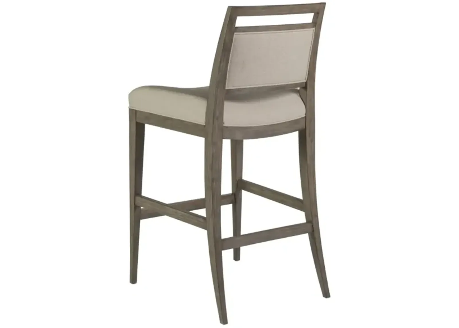 Artistica Home by Lexington Cohesion Program Nico 30.5 Inch Upholstered Wood Bar Stool Light Brown/Beige