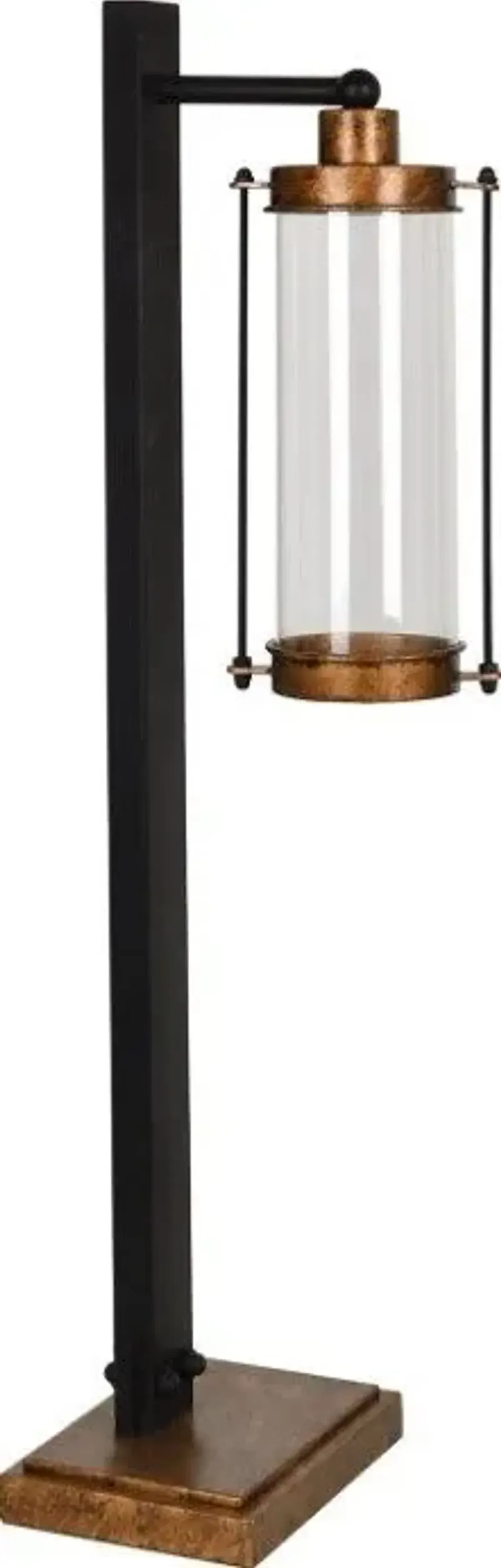 Crestview Prague Black/Bronze Table Lamp