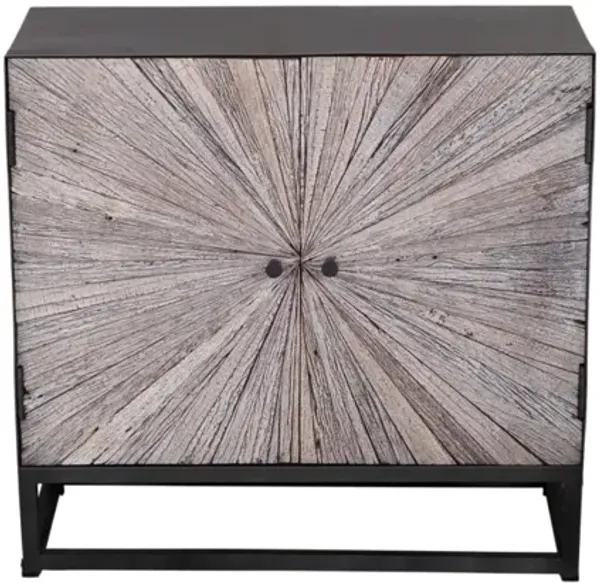 Jofran Astral Plains 2-Door Accent Cabinet Reclaimed Grey