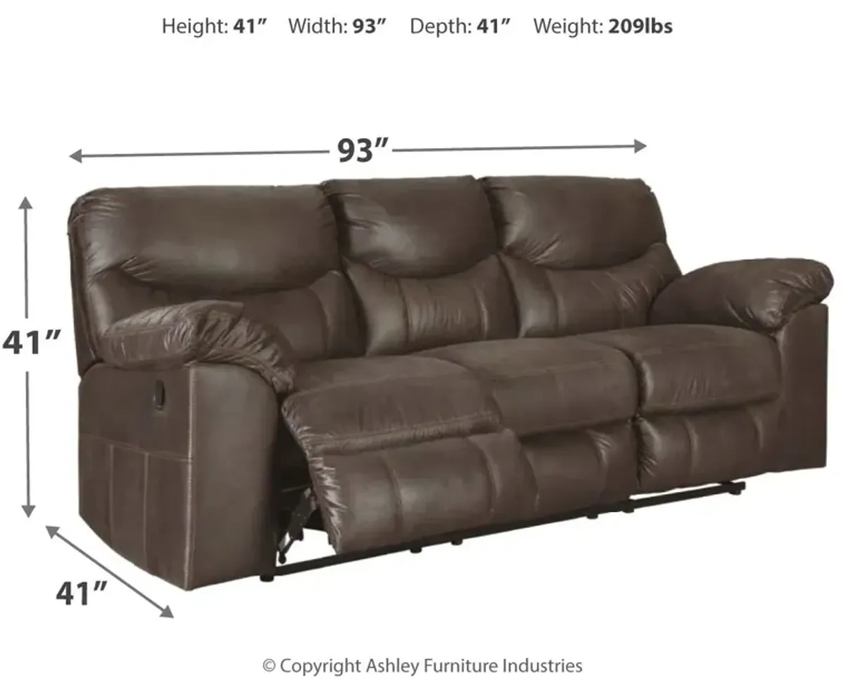 Ashley Boxberg Teak Reclining Sofa