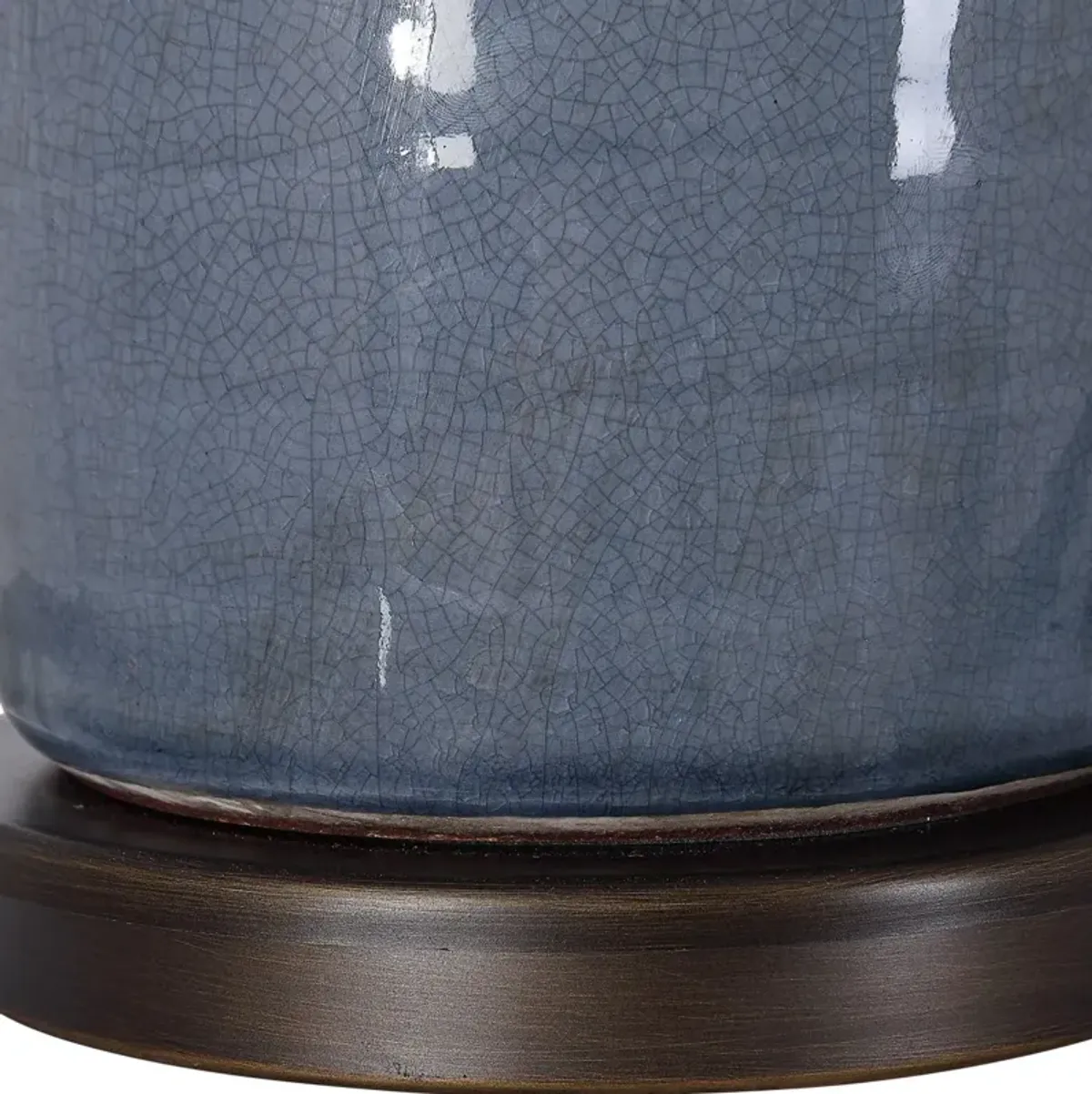 Uttermost Vicente Slate Blue Table Lamp