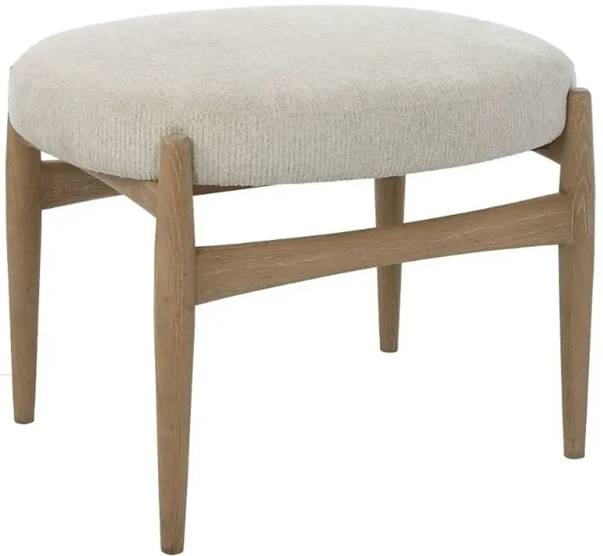 Uttermost Acrobat Brown/Off-White Small Bench