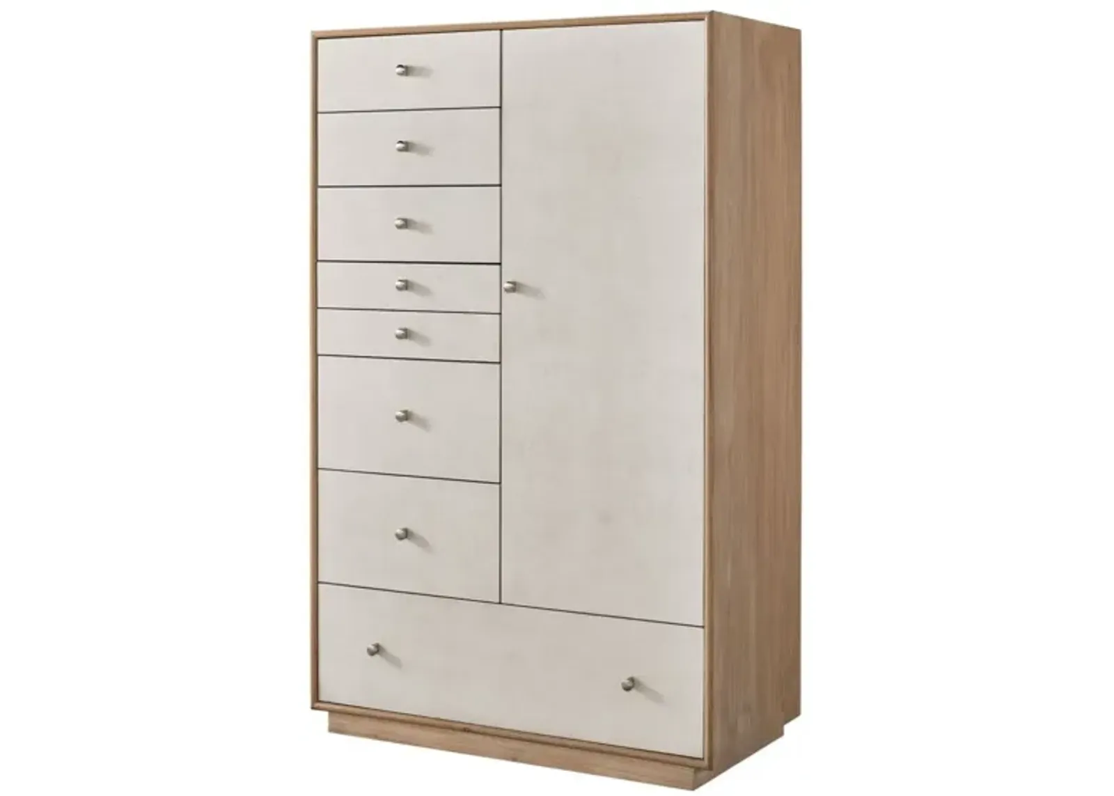 Universal Nomad Linen Texture/Tech Oak Chifforobe