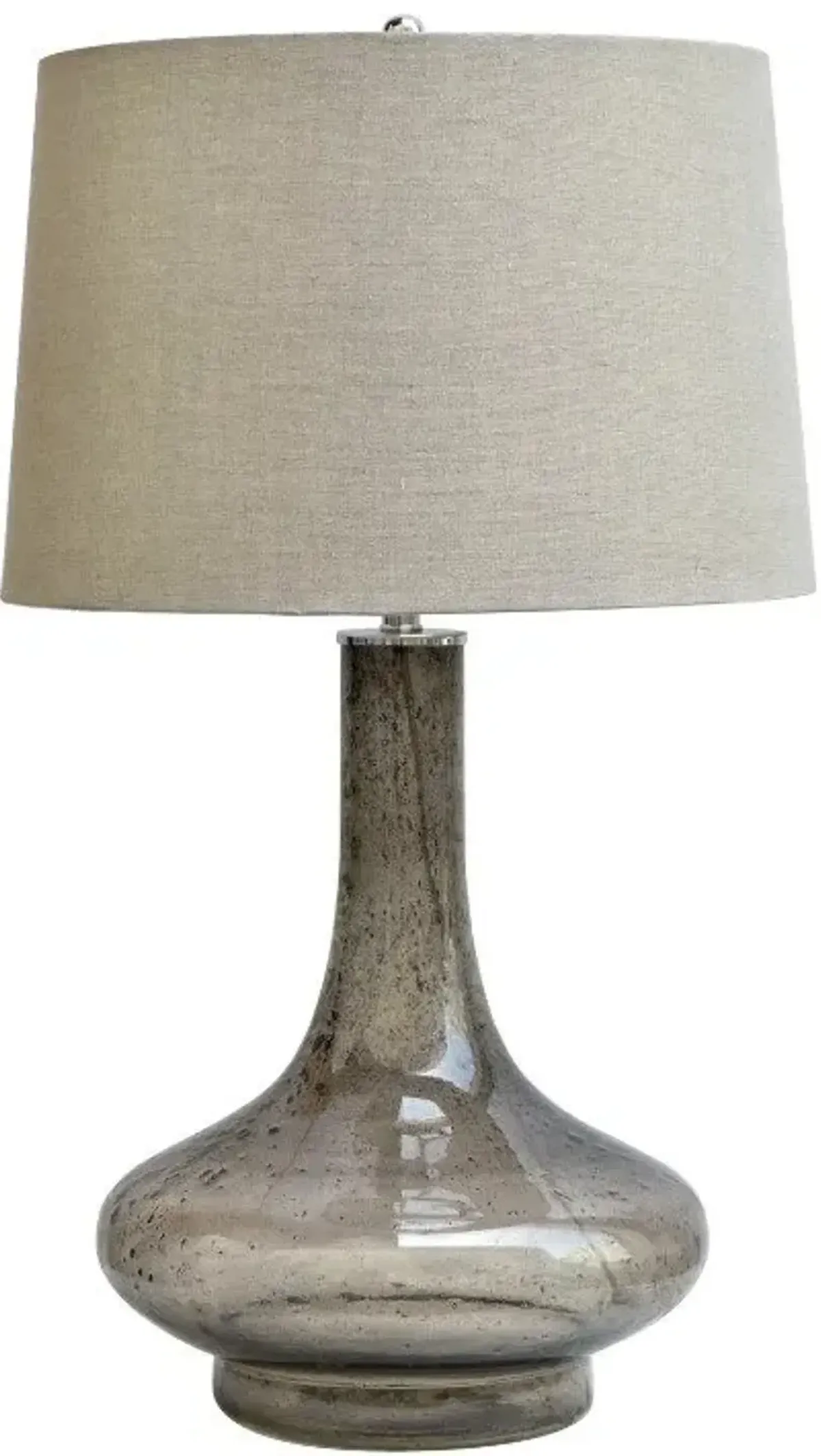 Crestview Tristan Nickel/Taupe Table Lamp