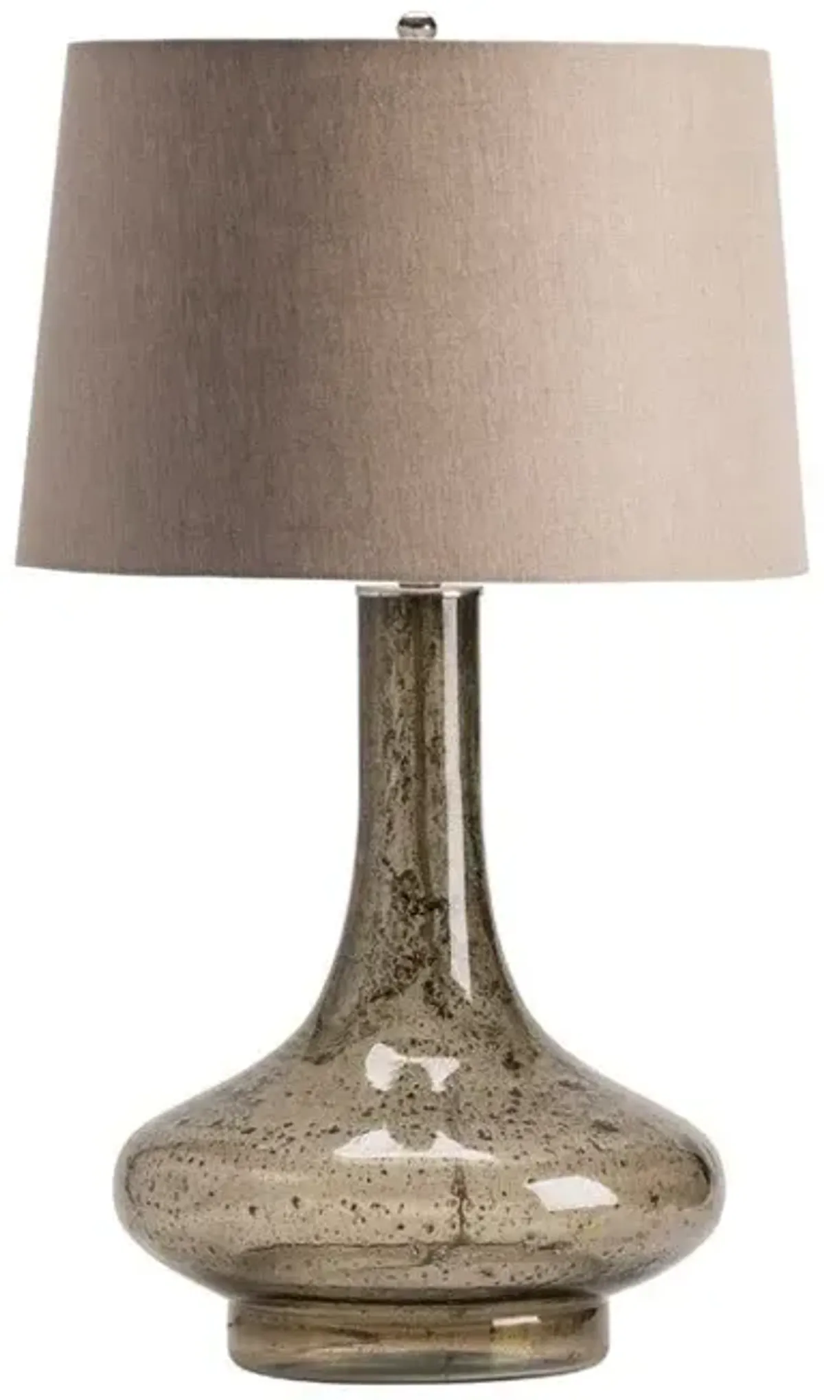 Crestview Tristan Nickel/Taupe Table Lamp