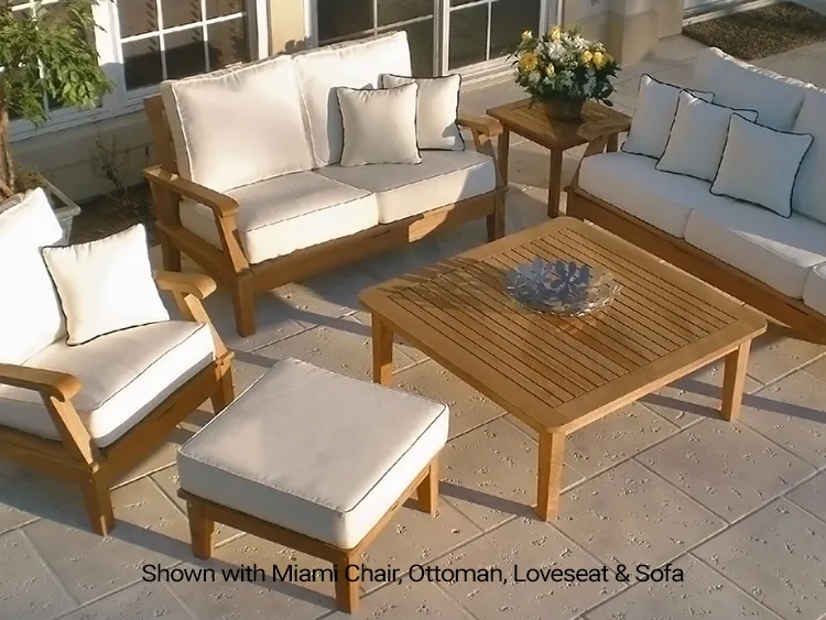 MIAMI OUTDOOR SQUARE SOFA TABLE