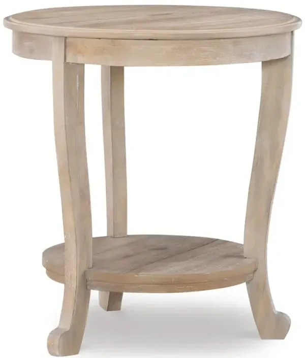 Powell Aubert Accent Side Table Natural
