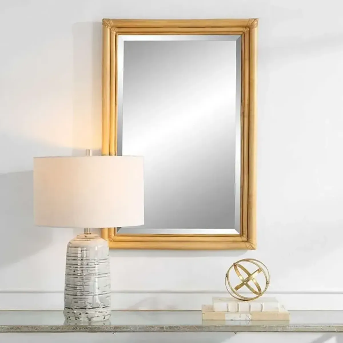 Uttermost Drift Away Natural Mirror