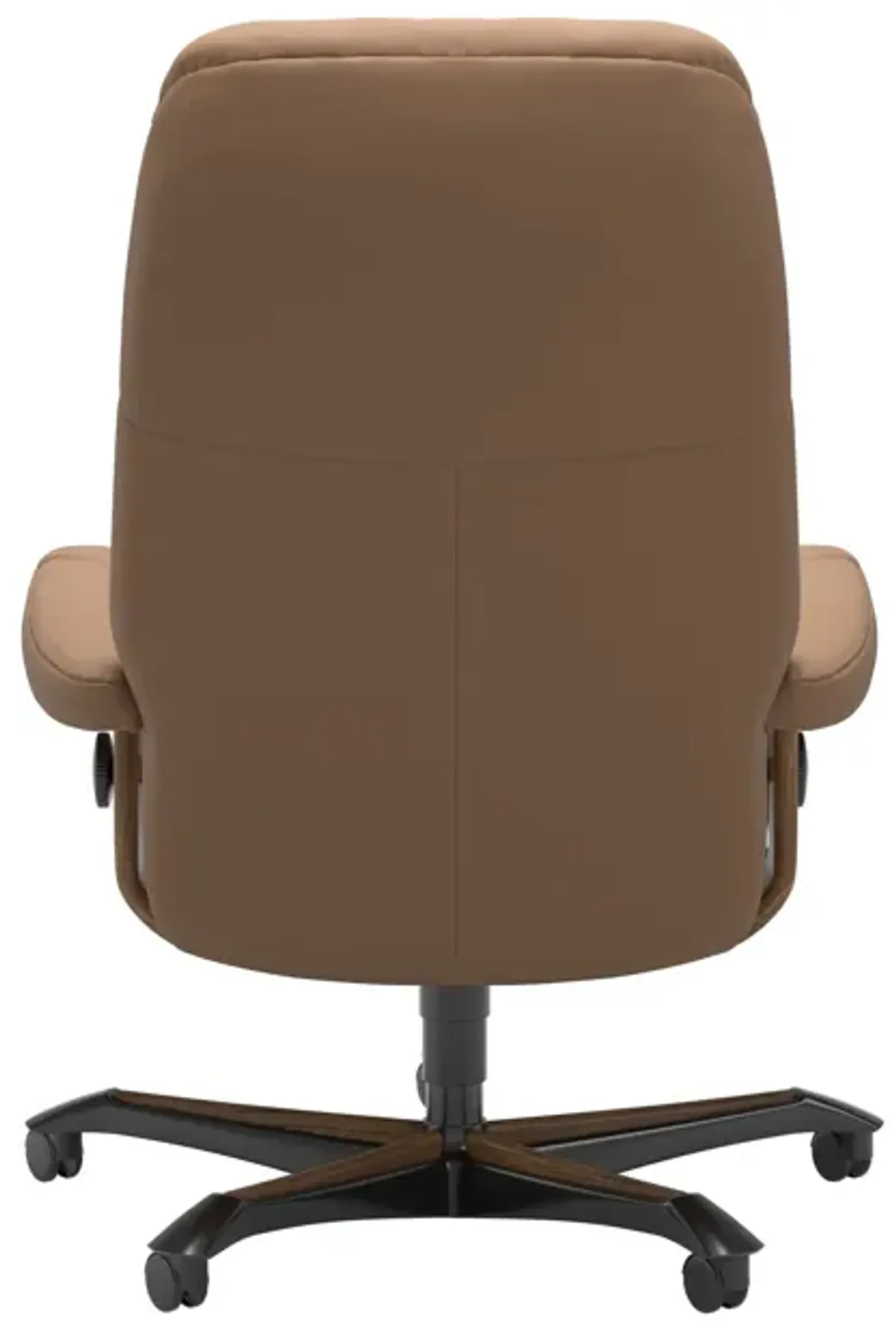 Stressless Consul Batick Latte/Teak Medium Home Office Desk Chair