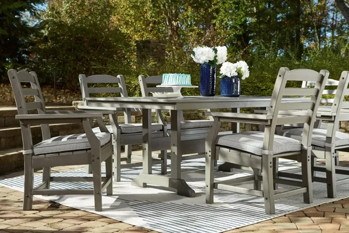 Ashley Visola Outdoor Dining Table Gray Signature Design