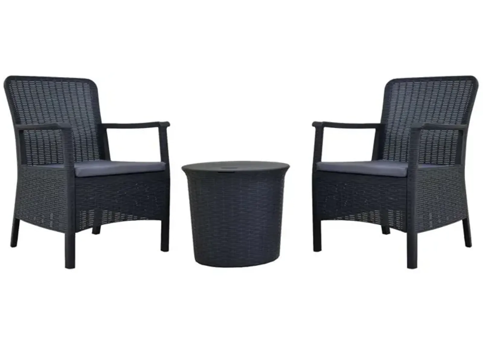 Rainbow Outdoor Orlando Armchair in Anthracite