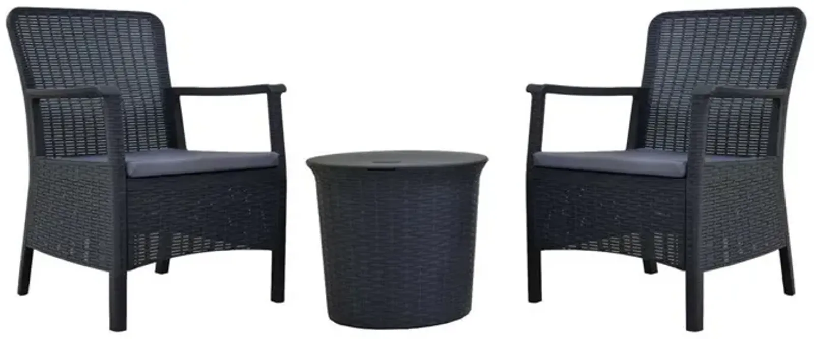 Rainbow Outdoor Orlando Armchair in Anthracite