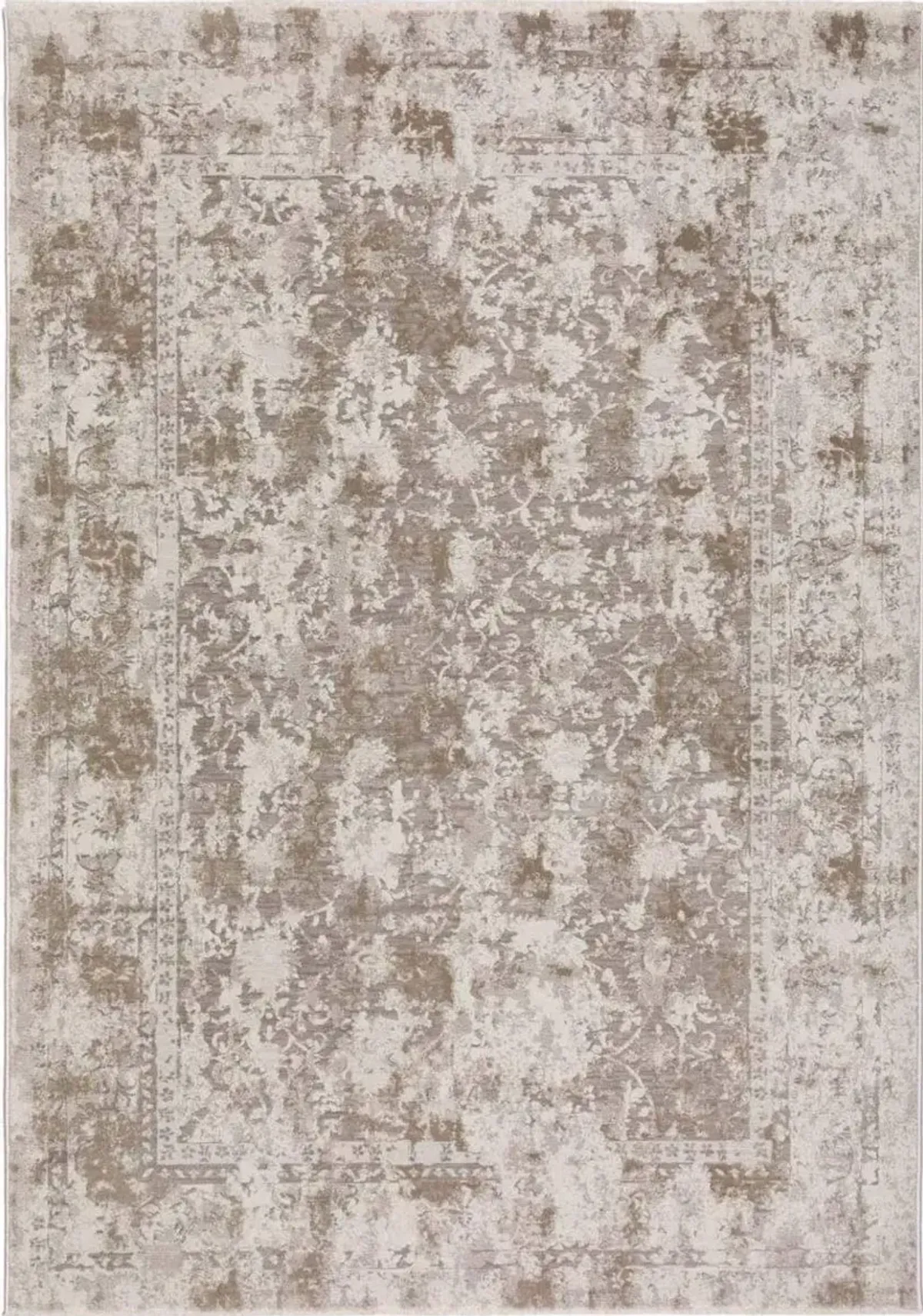 Dalyn Whispering Floral Antalya Taupe 5'X8' Area Rug