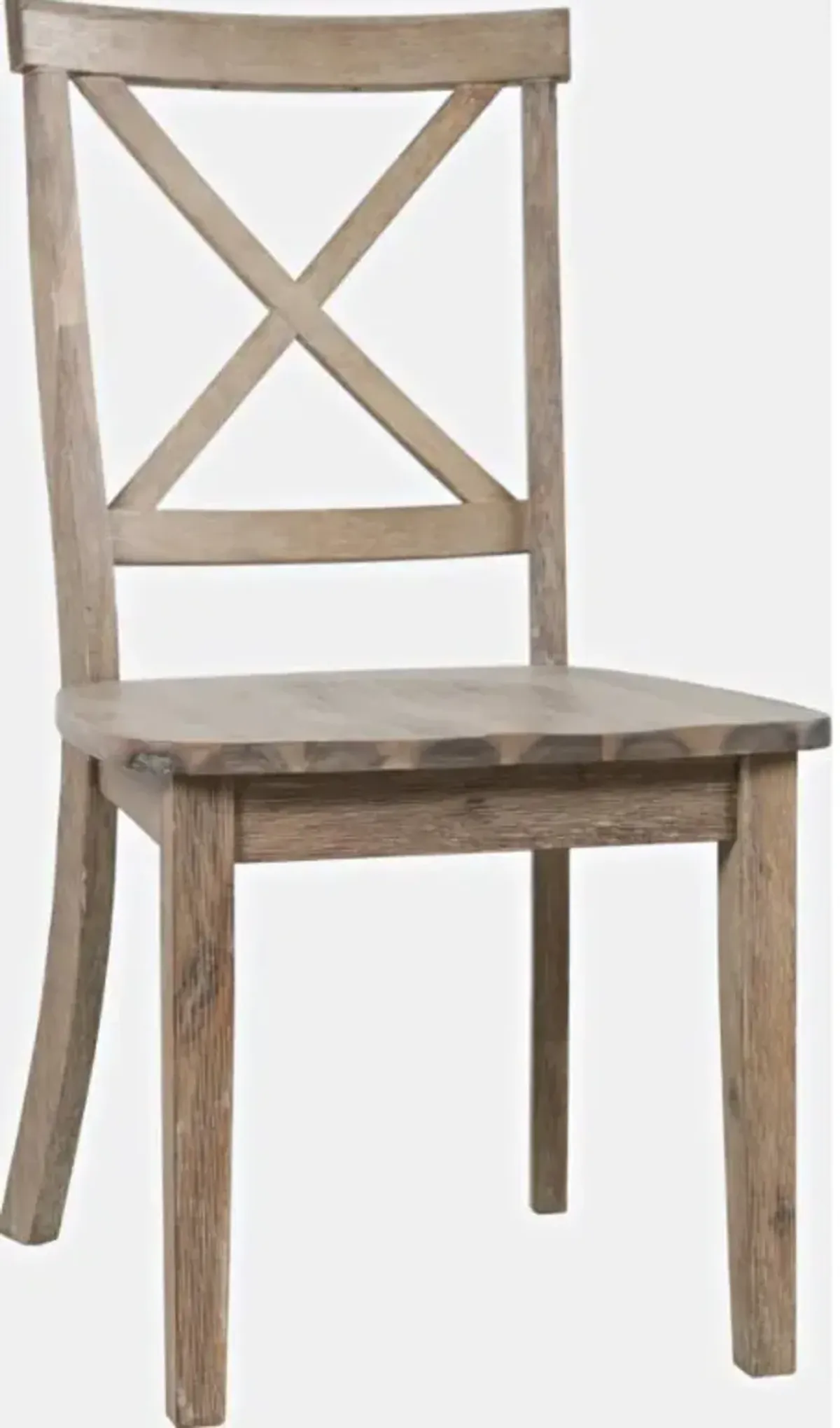 Jofran Eastern Tides X-Back Dining Chair Bisque