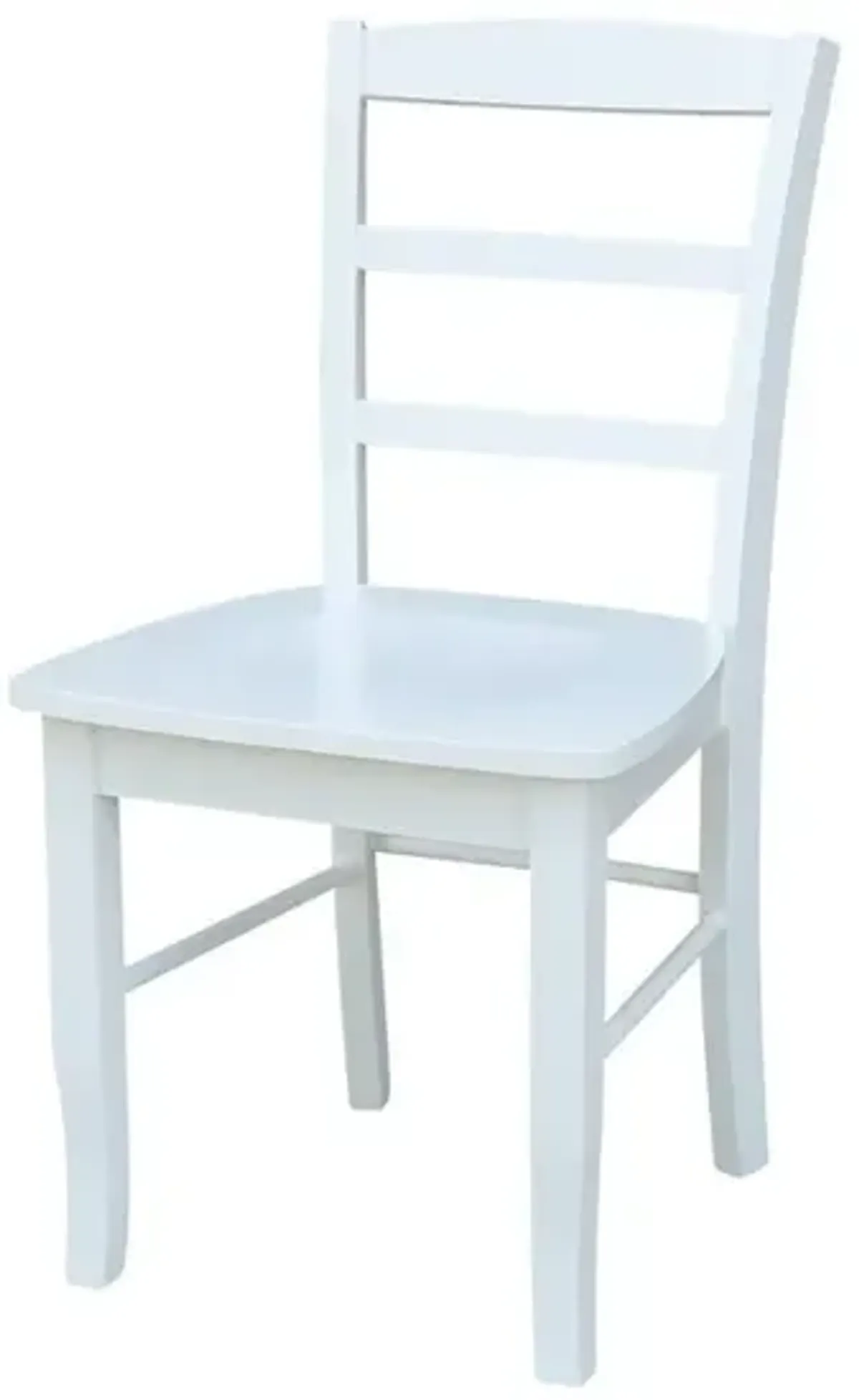 John Thomas Dining Essentials Madrid Wood Dining Chair in White