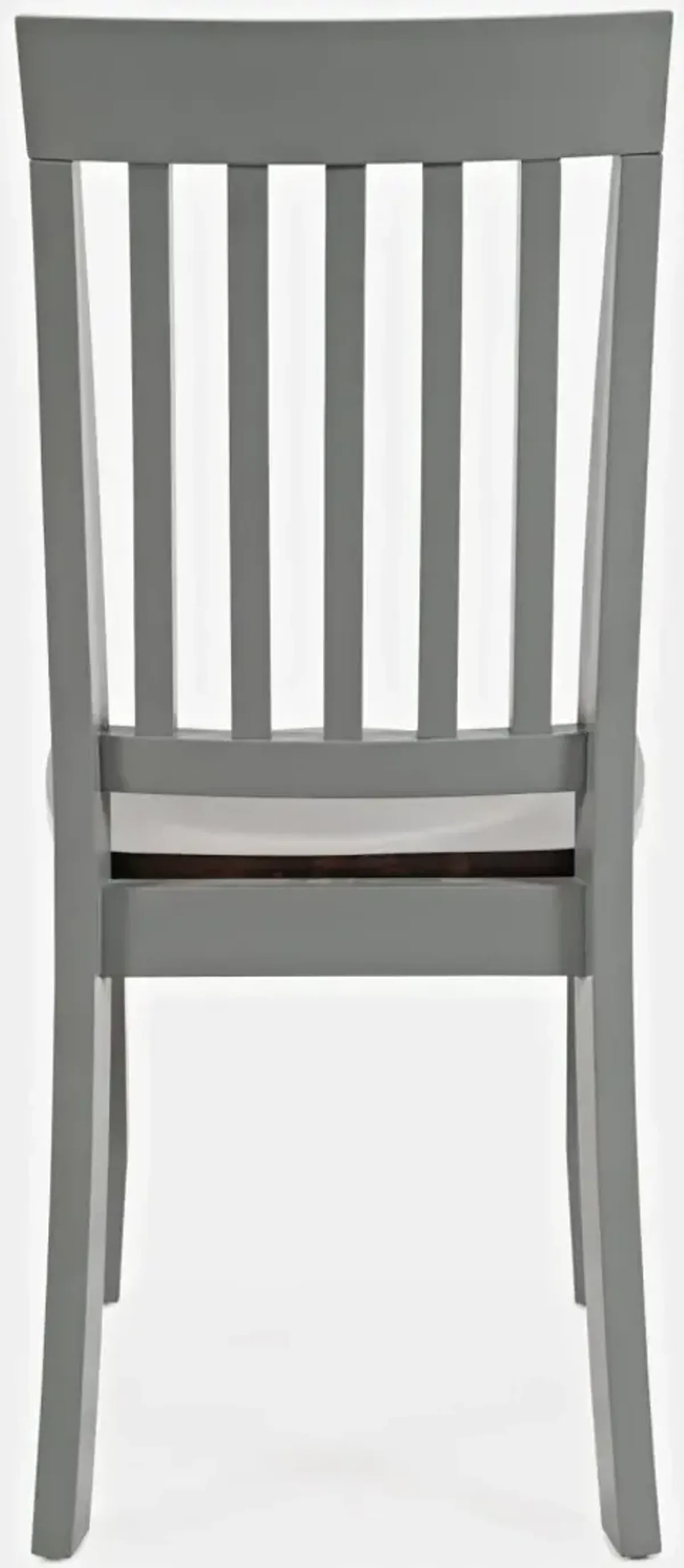 Jofran Decatur Lane Slatback Chair Grey/Autumn Brown