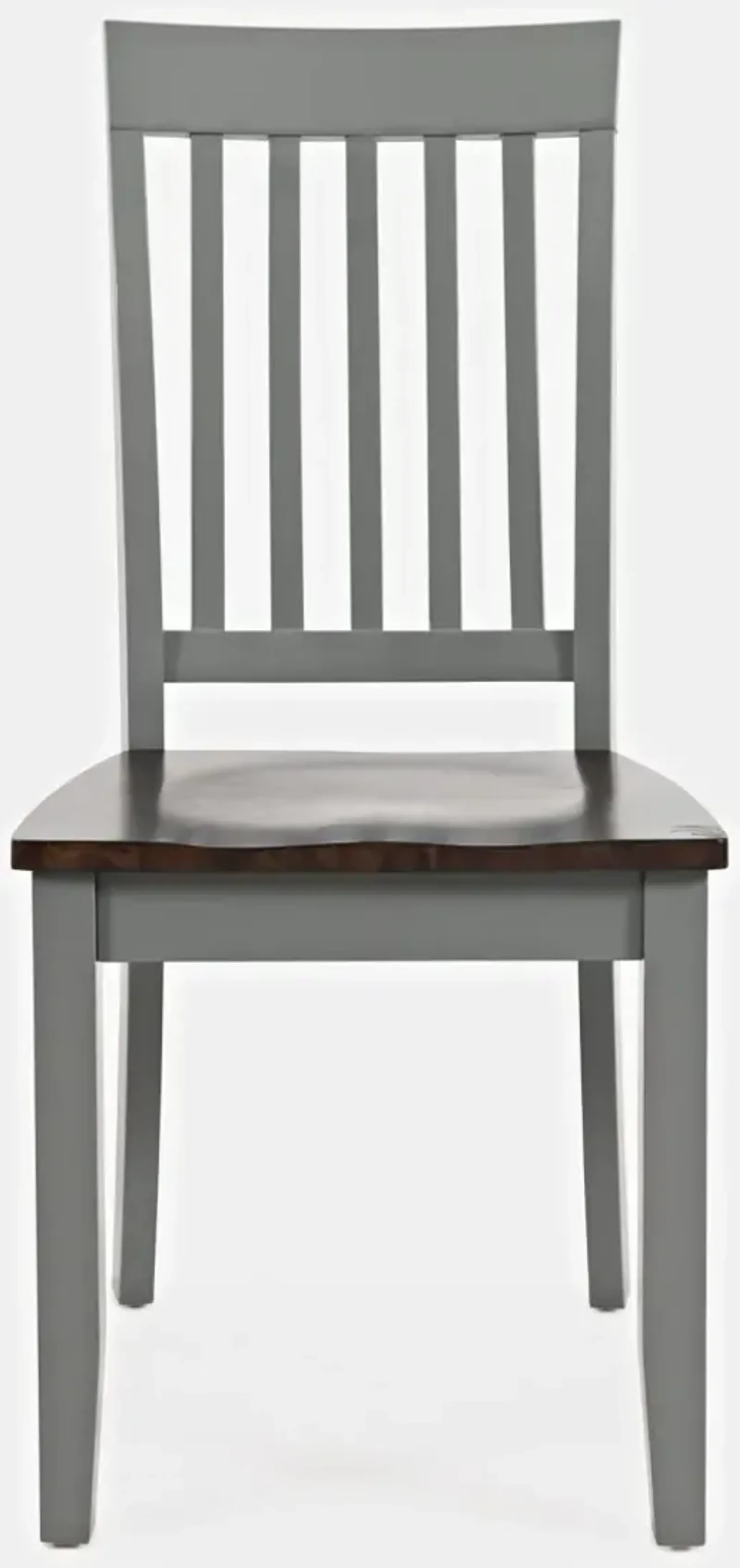 Jofran Decatur Lane Slatback Chair Grey/Autumn Brown