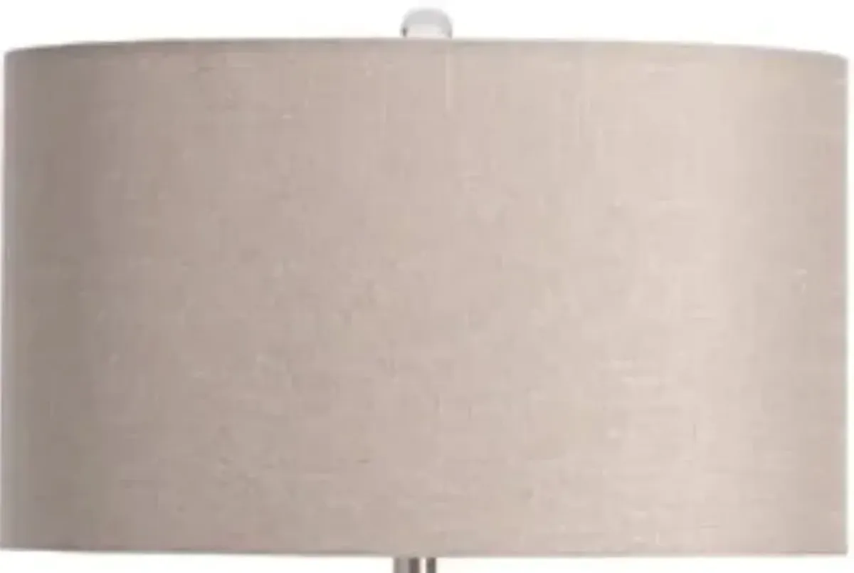 Crestview Sanderson Beige/White Table Lamp