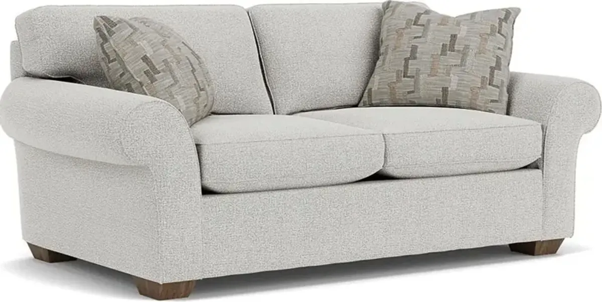 Flexsteel Vail Silver Glacier Loveseat