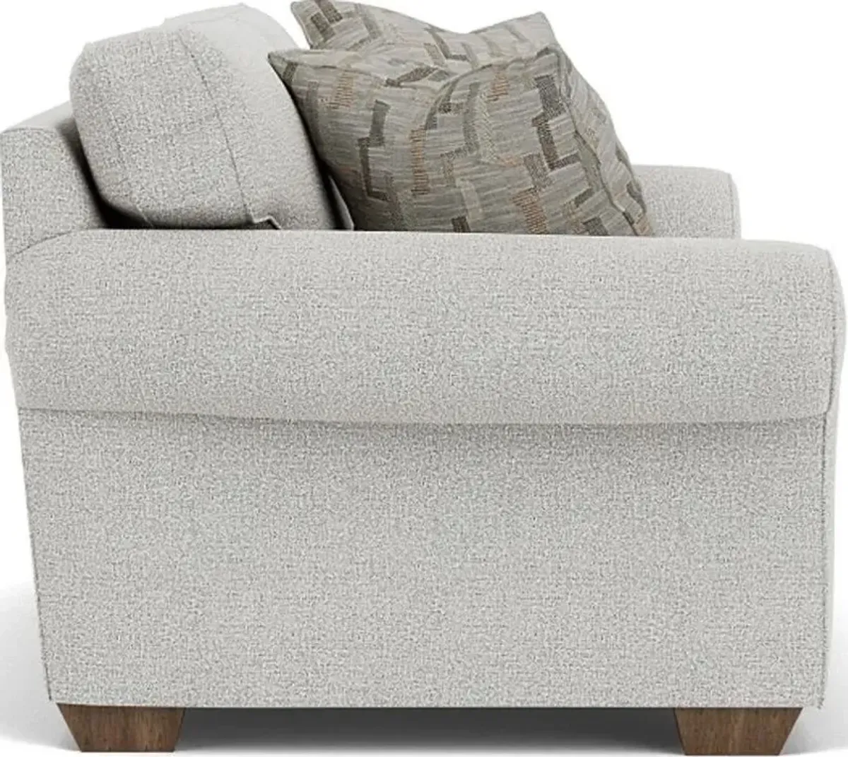 Flexsteel Vail Silver Glacier Loveseat