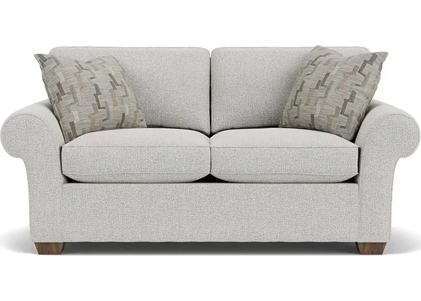 Flexsteel Vail Silver Glacier Loveseat