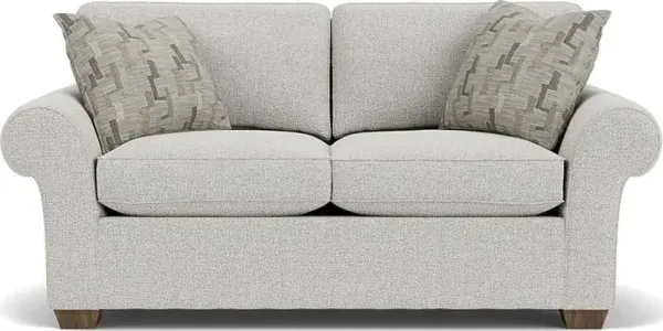 Flexsteel Vail Silver Glacier Loveseat