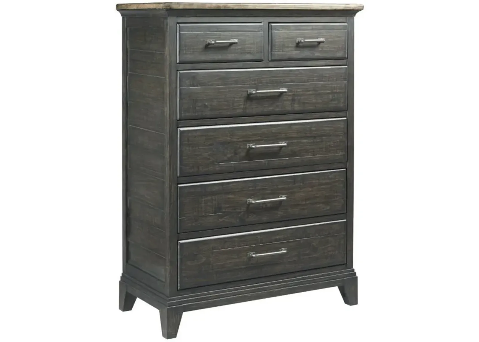 Kincaid Devine Drawer Charcoal Chest Plank Road