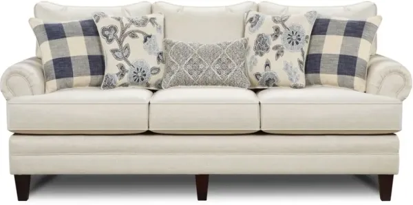 Fusion Catalina Linen Khaki Sofa