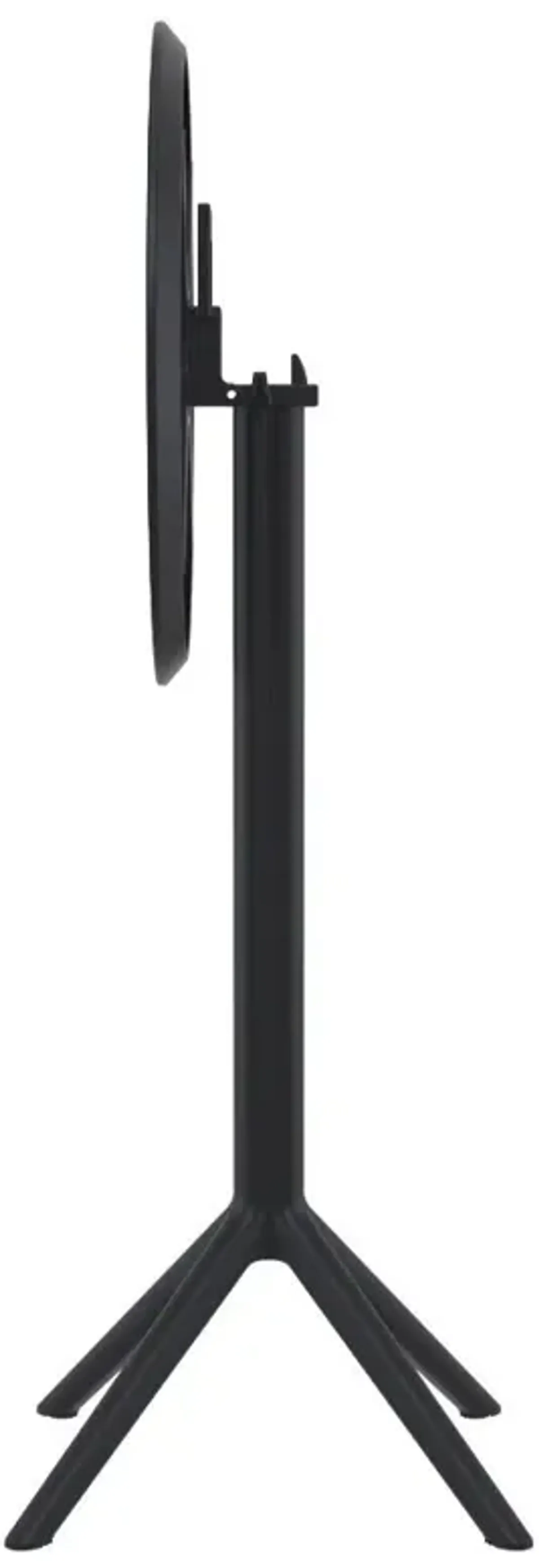 Compamia 24 Inch Outdoor Sky Round Folding Bar Table Black