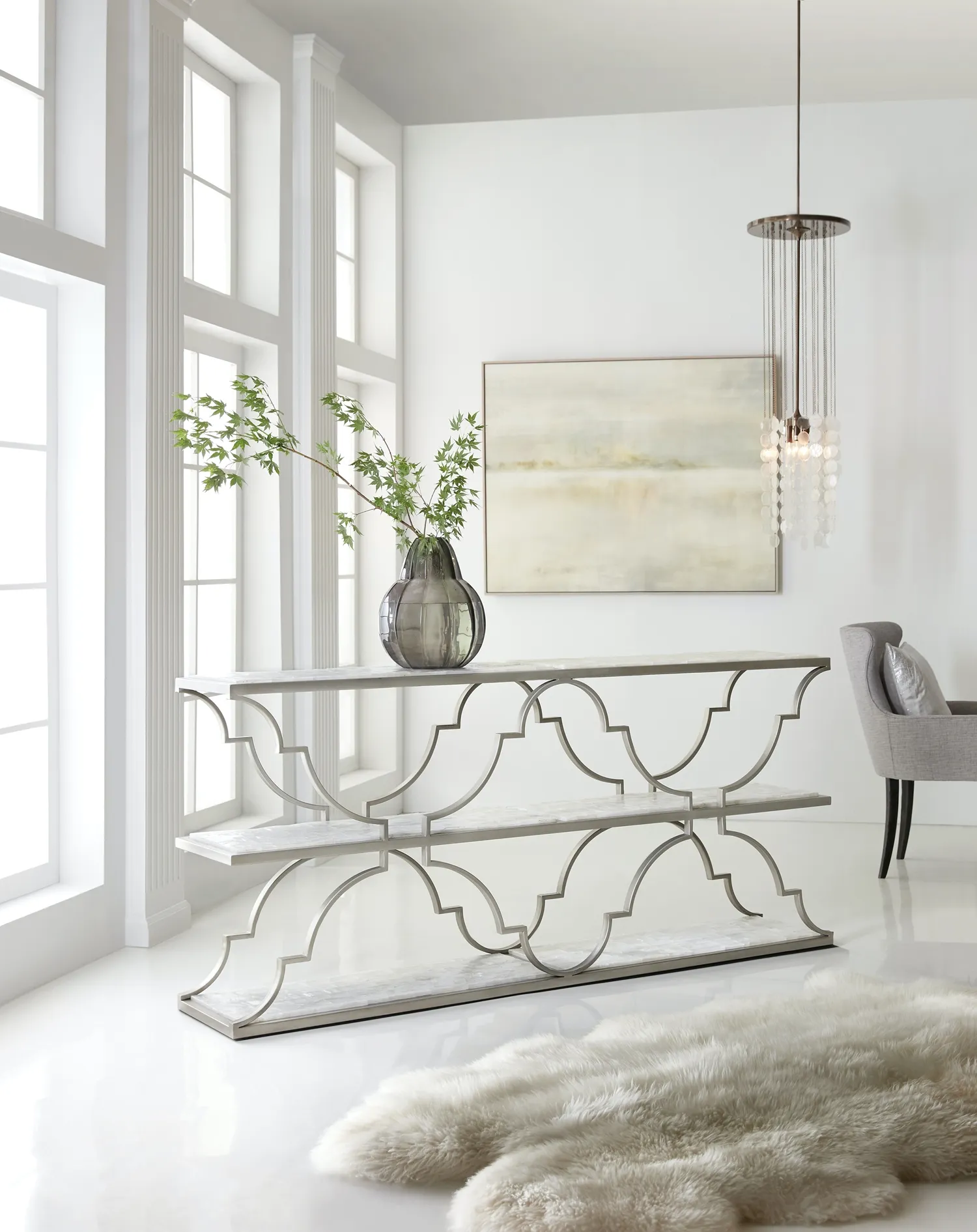 MELANGE GOLDEN GATE CONSOLE TABLE