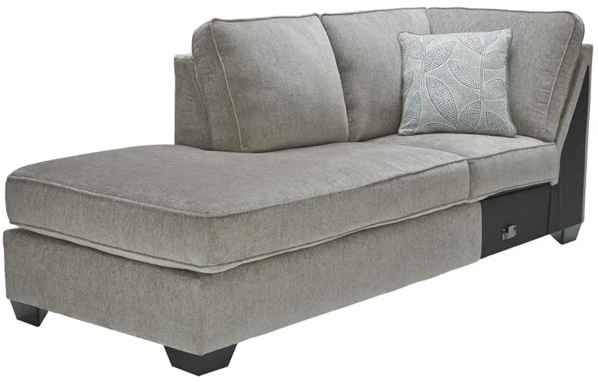 ALTARI 2-PIECE SLEEPER SECTIONAL WITH CHAISE ALLOY SIGNATURE DESIGN