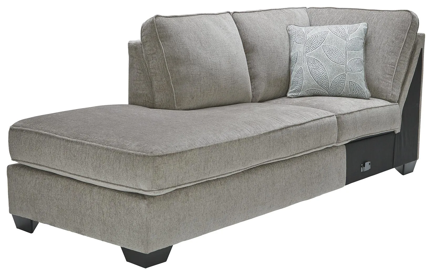 ALTARI 2-PIECE SLEEPER SECTIONAL WITH CHAISE ALLOY SIGNATURE DESIGN