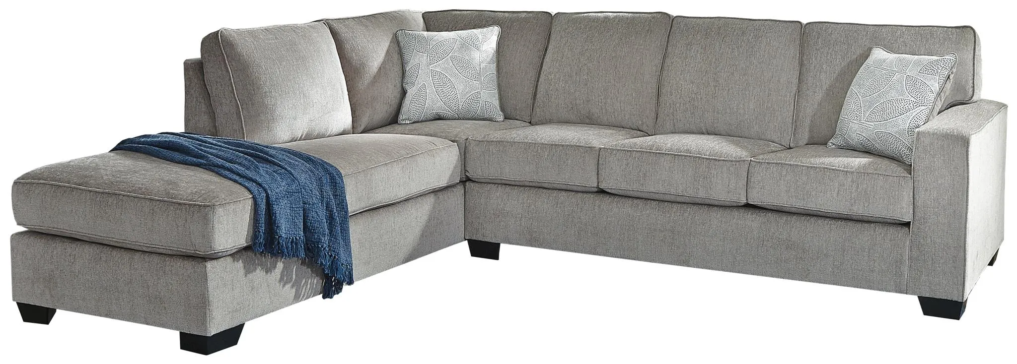 ALTARI 2-PIECE SLEEPER SECTIONAL WITH CHAISE ALLOY SIGNATURE DESIGN