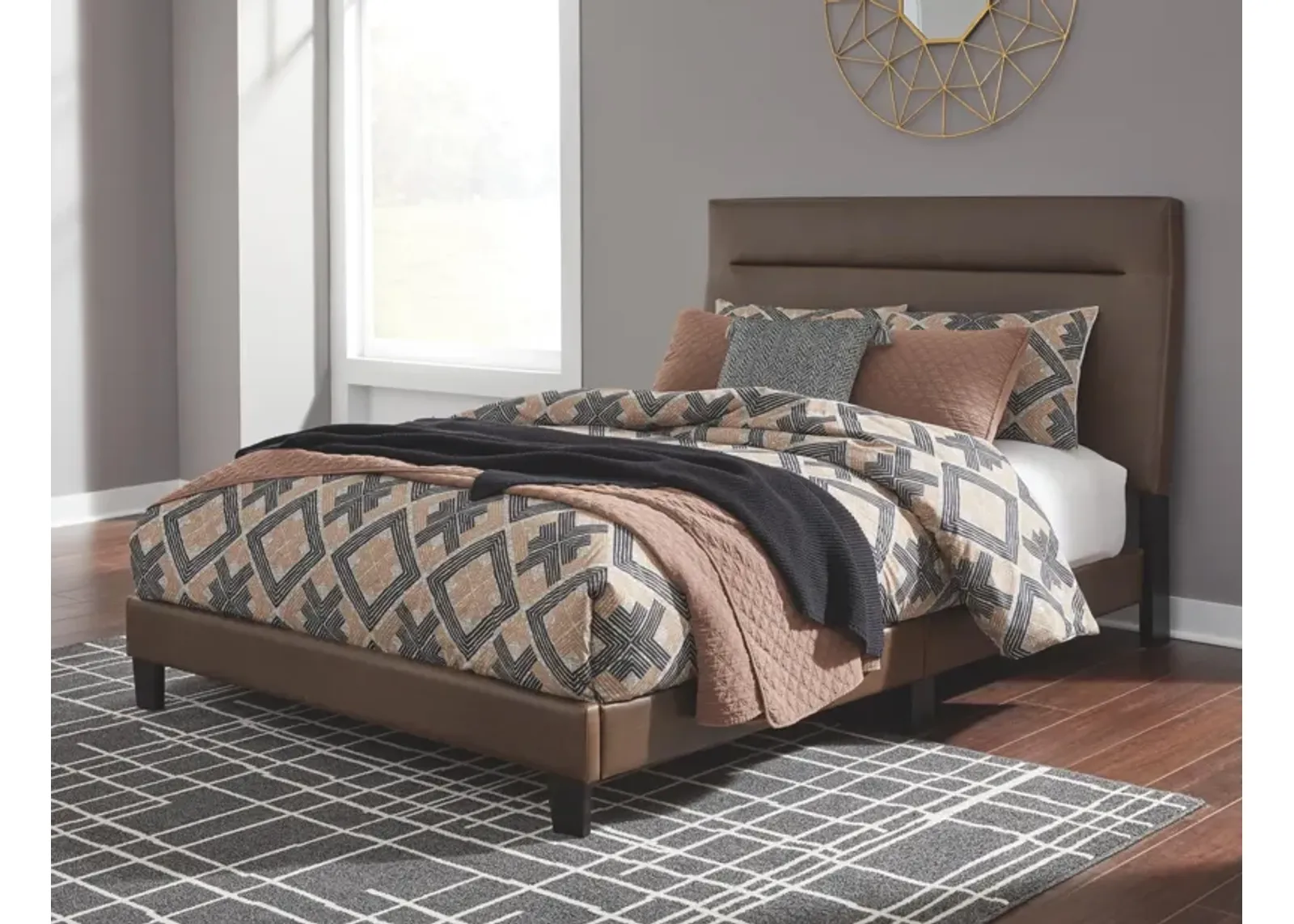 Ashley Adelloni Brown Queen Upholstered Bed