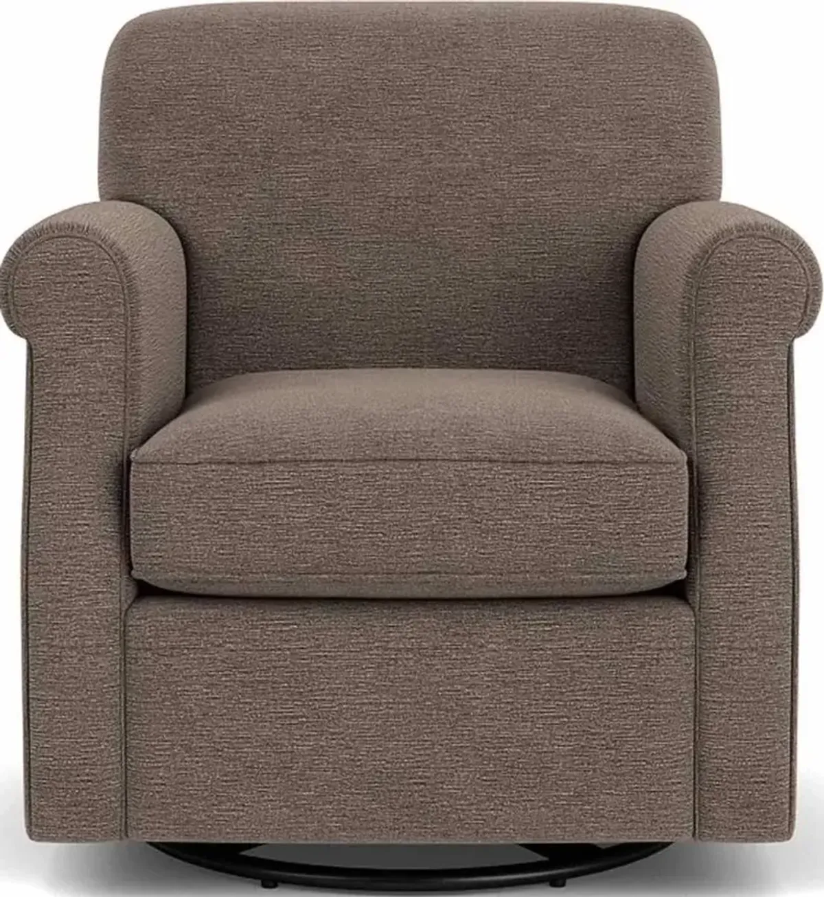 Flexsteel South Haven Brown Smoke Swivel Chair