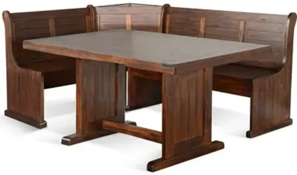 TUSCANY VINTAGE MOCHA 60 INCH NOOK TABLE