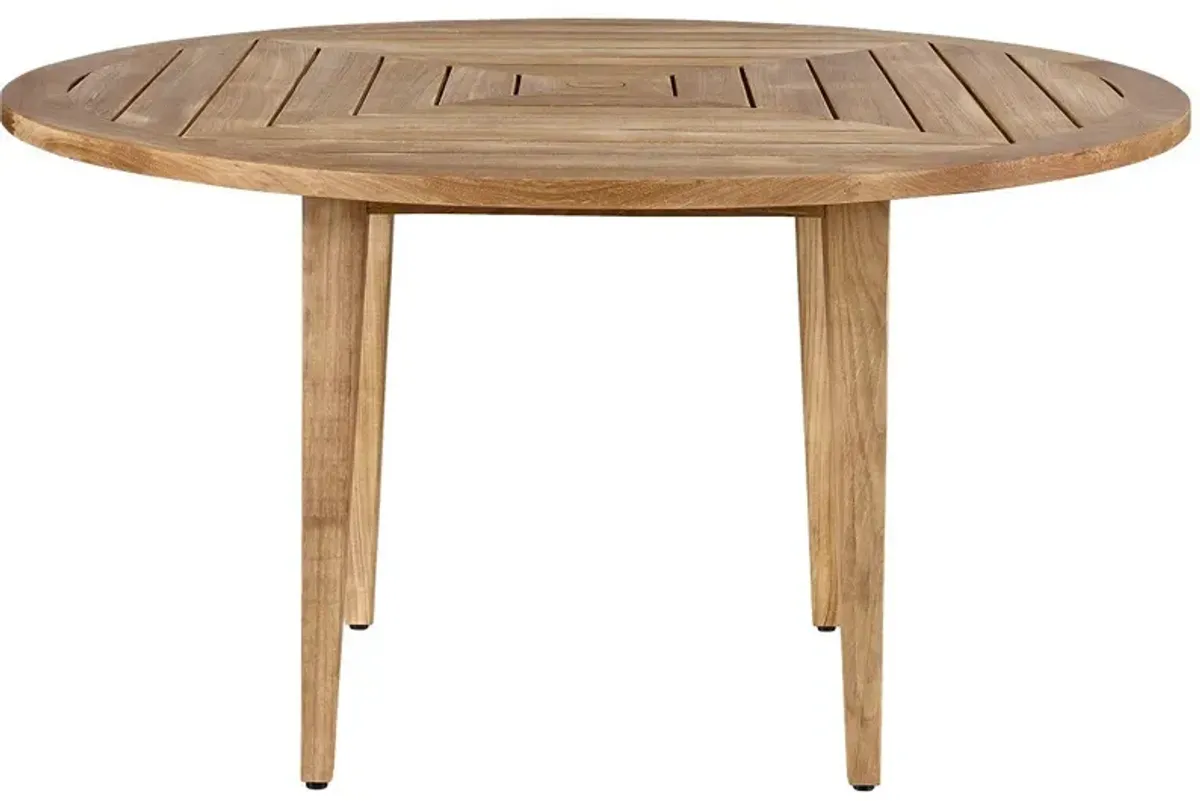 Universal Coastal Living Outdoor Chesapeake Grade a Natural Teak Dining Table