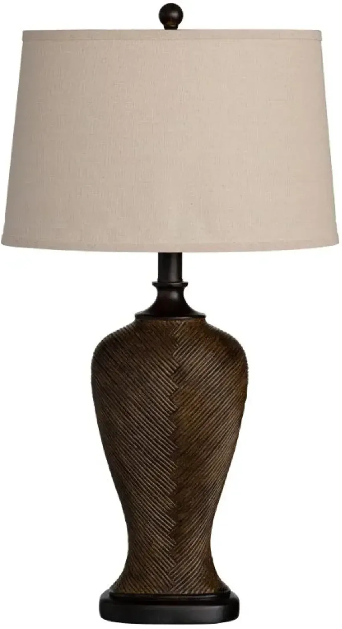 Crestview Wheaton Beige/Black/Bronze Table Lamp