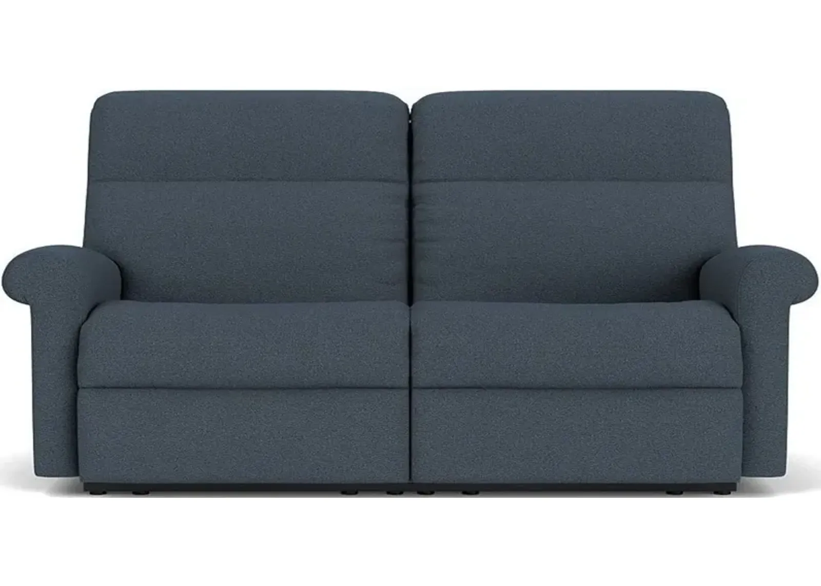 Flexsteel Davis Blue Indigo Reclining Loveseat